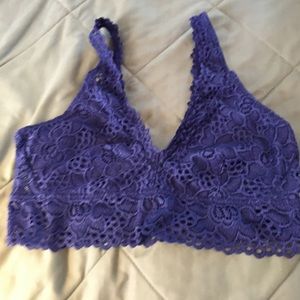Aerie Lace Plunge Bralette - XL